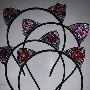Rhinestone Cat Ears Headband😻